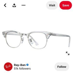 Ray-ban clear clubmaster glasses RX5154